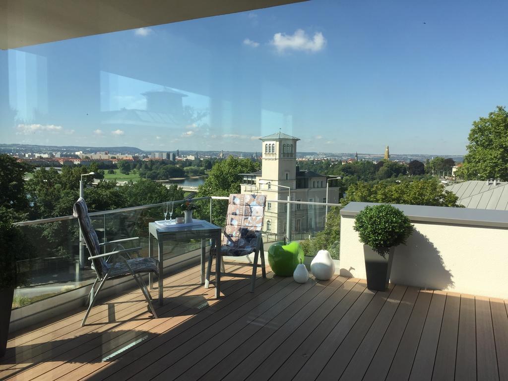 Wohnung Mit Weitblick Dresden Buitenkant foto
