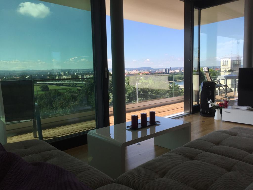 Wohnung Mit Weitblick Dresden Buitenkant foto