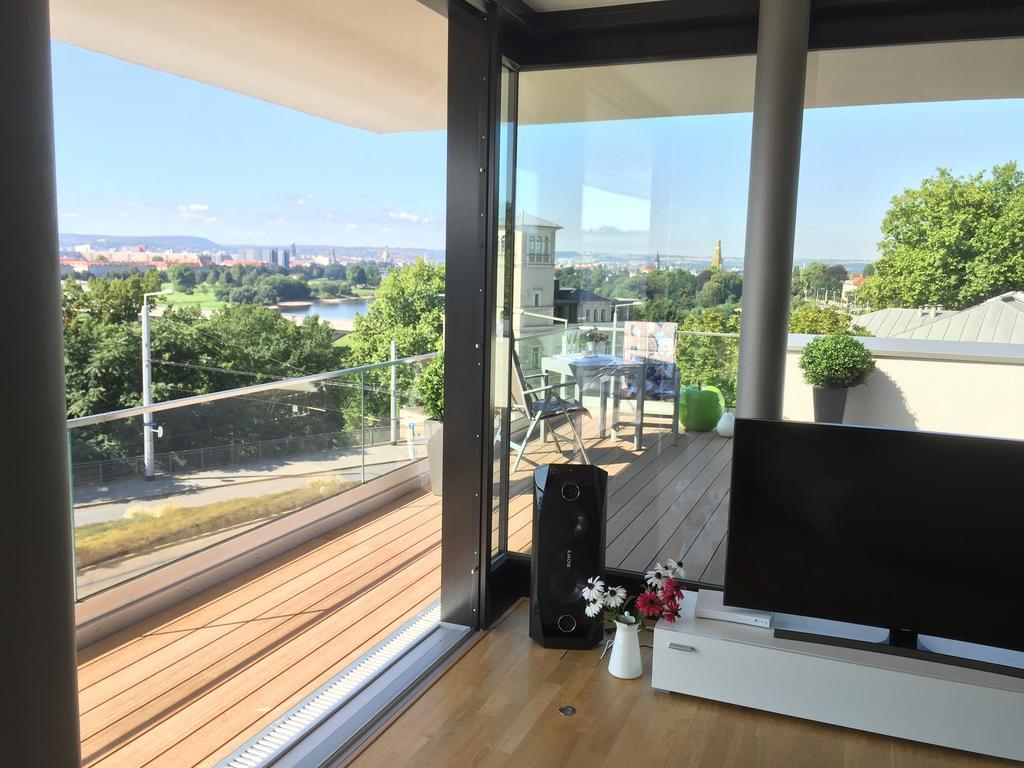 Wohnung Mit Weitblick Dresden Buitenkant foto